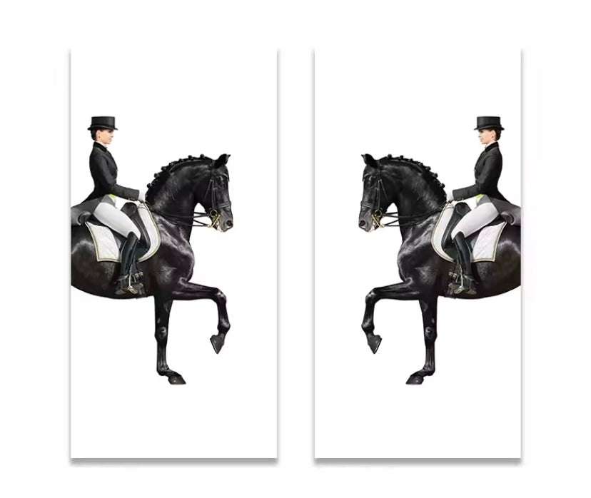 Canvas poster dressyrhäst