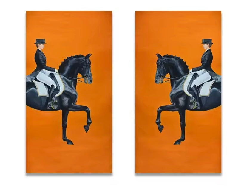 Canvas poster dressyrhäst