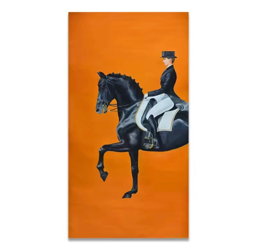 Canvas poster dressyrhäst