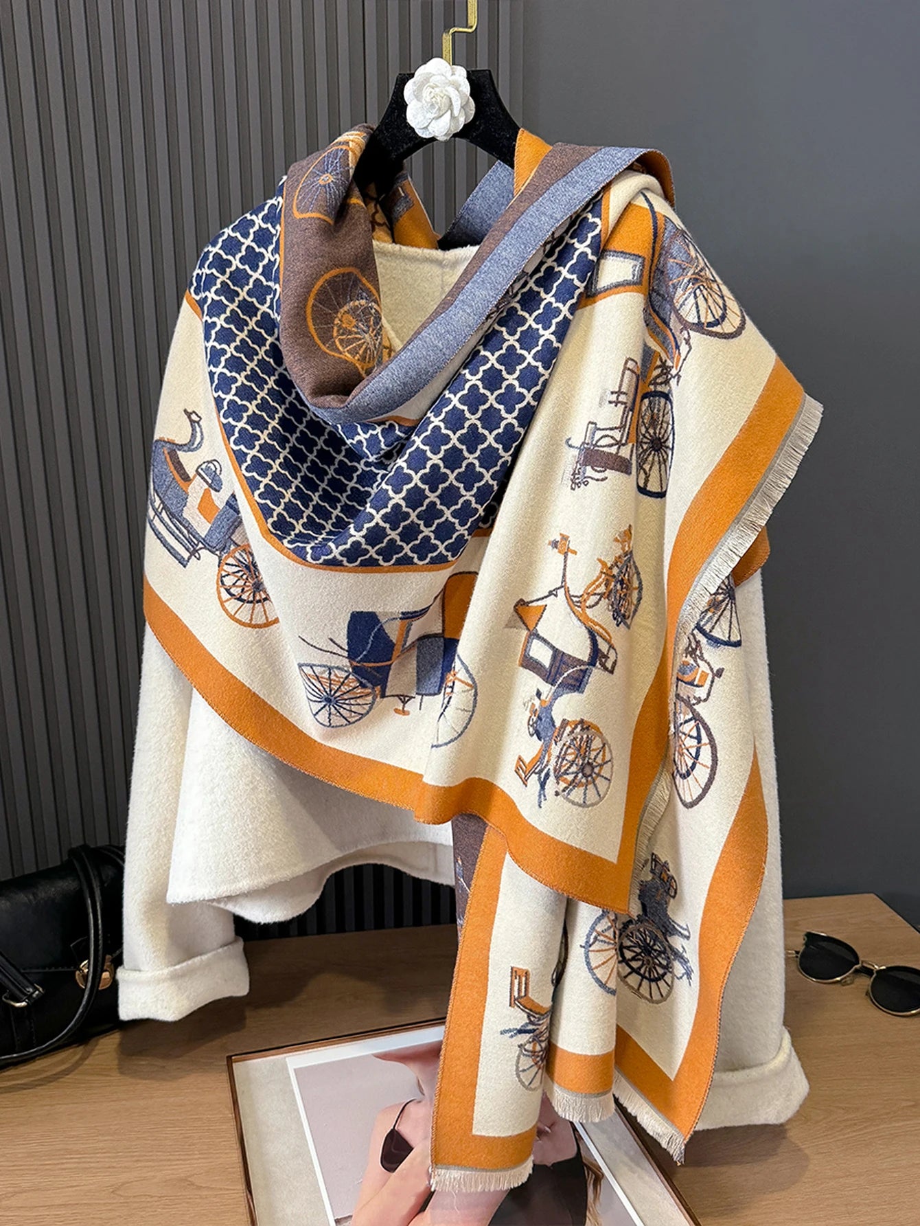 Scarf häst och vagn