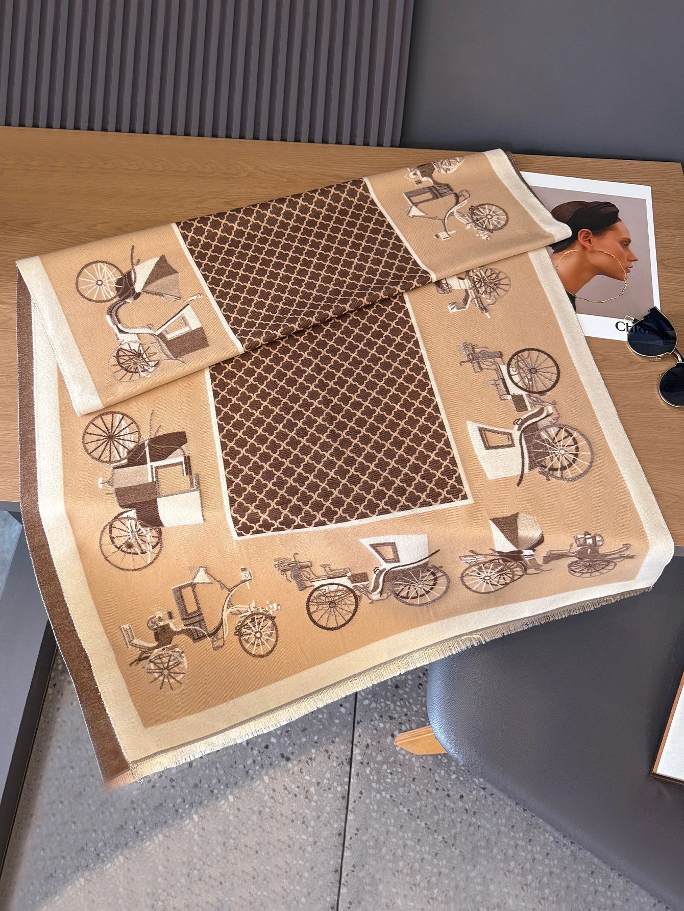 Scarf häst och vagn