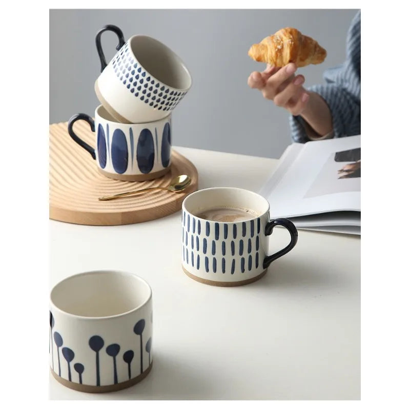 Handmålad Keramikmugg