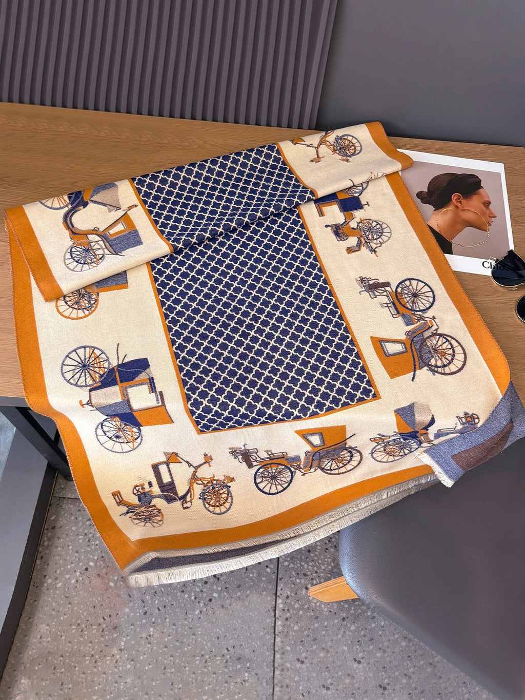 Scarf häst och vagn