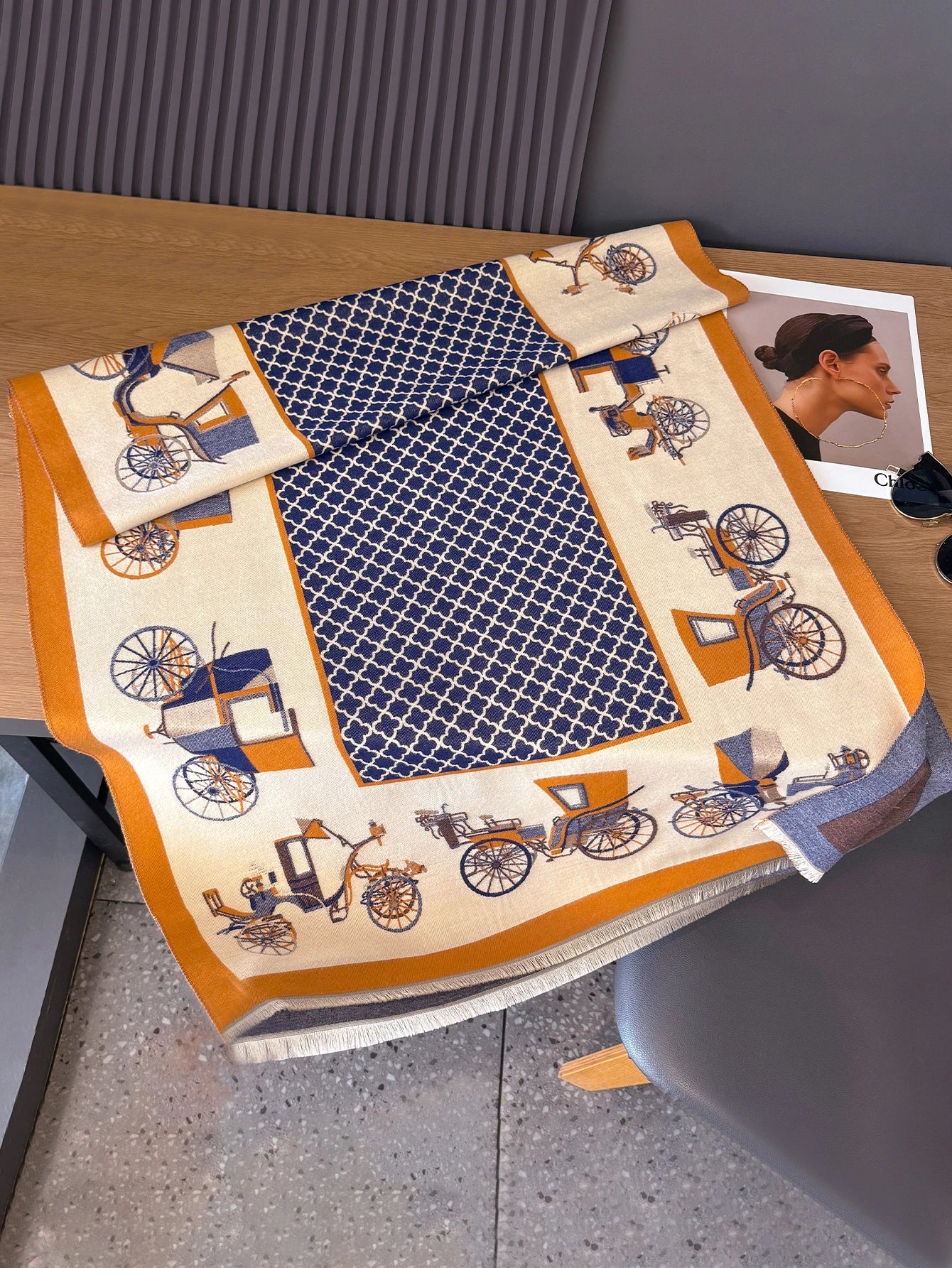 Scarf häst och vagn