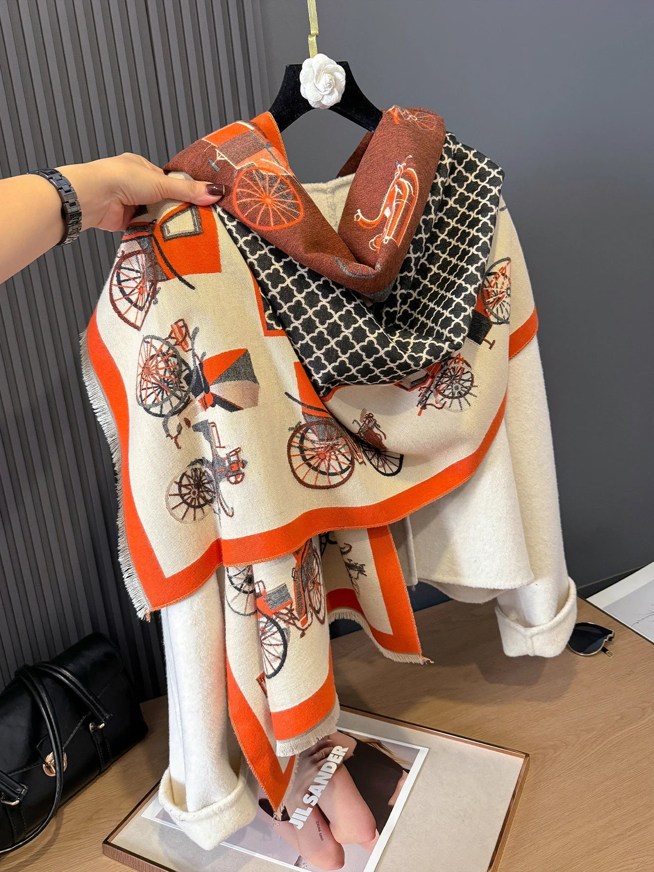 Scarf häst och vagn