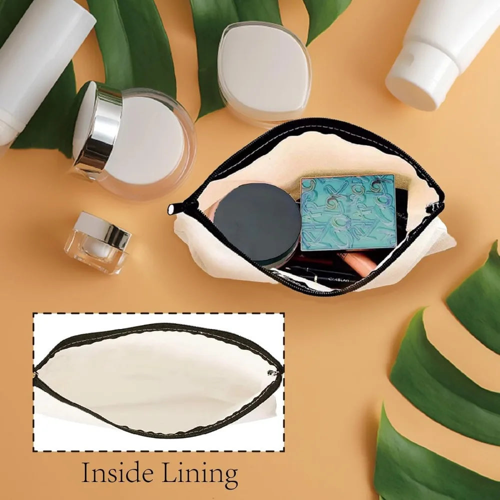 Makeup väska i Canvas