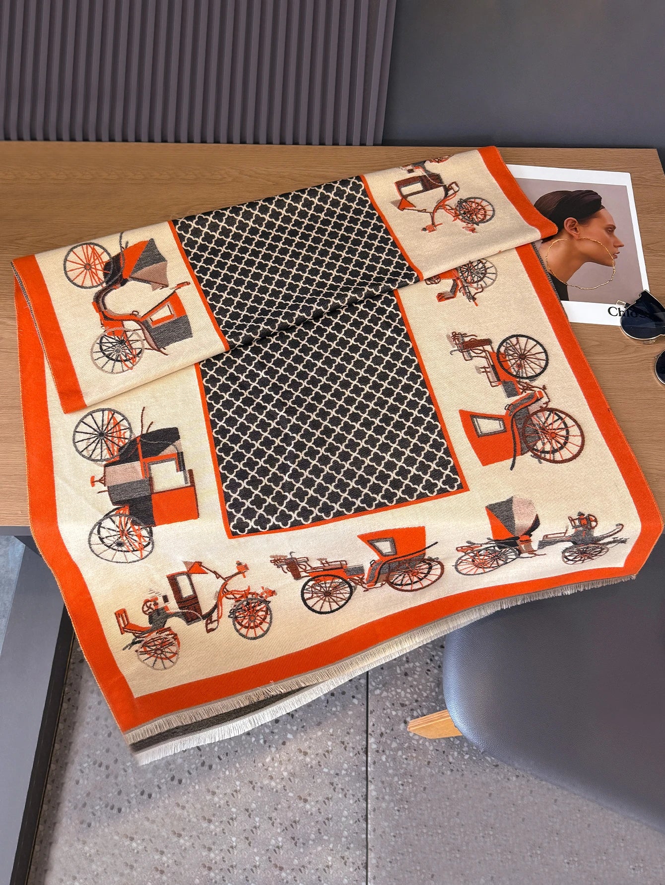 Scarf häst och vagn