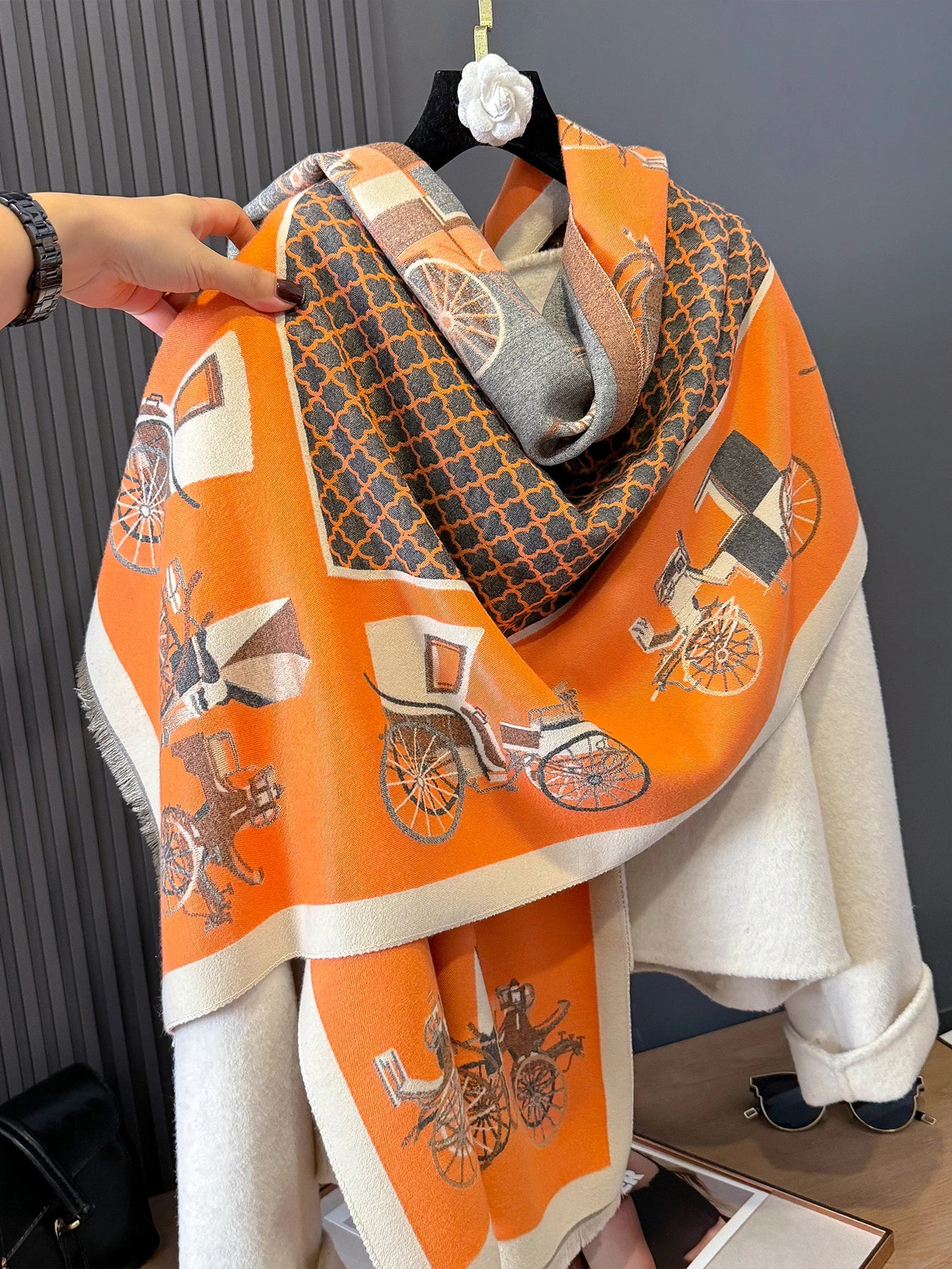 Scarf häst och vagn