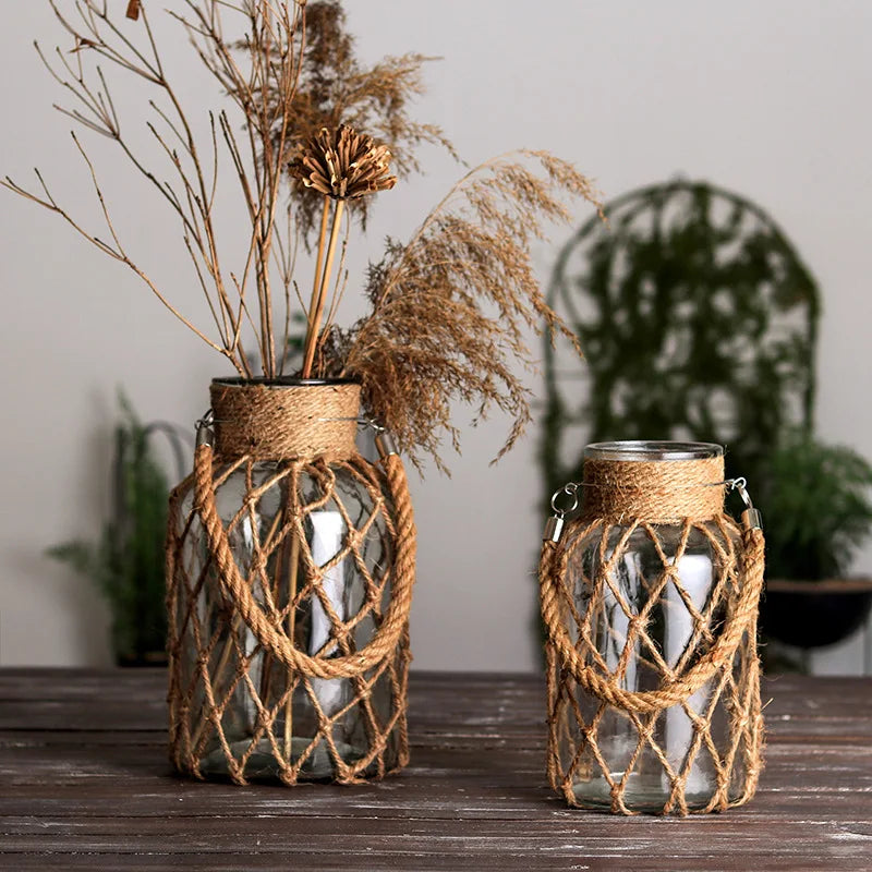 Glasvas i bohemisk stil