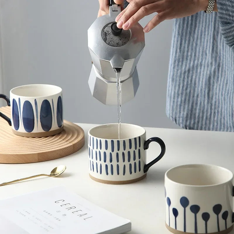 Handmålad Keramikmugg